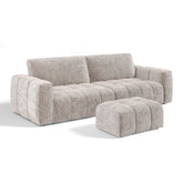 Ensemble Canapé Et Pouf Bari